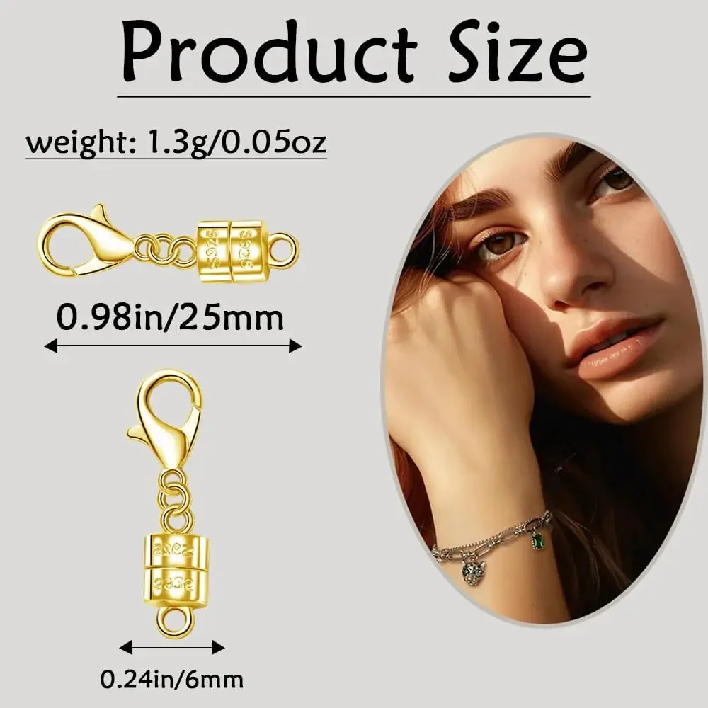 Cierre magnético de collar de  - Lobster Clasp Silver reseña y precio