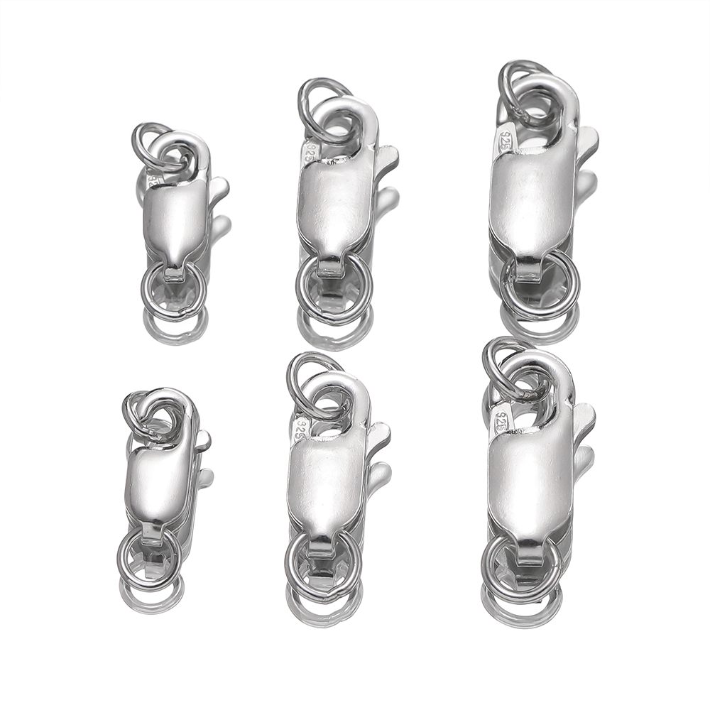 2 piezas de cierres de langost - Lobster Clasp Silver reseña y precio